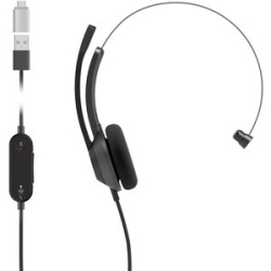 Headset 321 Wired Single On-Ear Carbon Black Usb-c HS-W-321-C-USBC