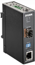 D-Link | Dis-M100G-Sw | Industrial Media Converter 100/1000 Mbps Sfp To 100/1000 Mbps RJ45 ** Psu Ndr-75-48 Not Included ** DL.DIS.M100G.SW