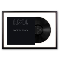 Framed Ac/Dc Back In Black Vinyl Album Art SM-5107651-FD