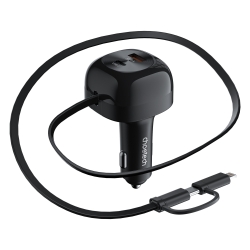 Choetech TC0036 PD45W Usb-c+usb-a Car Charger With C+L Interface ELECHOTC0036