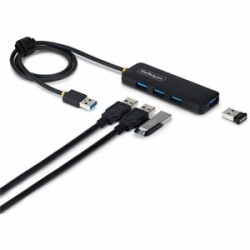 StarTech.com 4-Port Usb-a Hub, 5Gbps, Bus Powered, Usb-a To 4x Usb-a Mini Hub, Extra Long 2ft/61cm Host Cable, 70% Pcr Plastic Housing - Connects Up To Four USB Devices To A Computer With A Single Usb-a Port - Supports 5Gbps On USB 3.0 - Compatible With