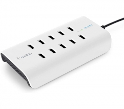 Belkin RockStar 10-Port USB Charging Station B2B139au, 120w PSU, 10x 2.4A USB, $5000 Equipment Warranty