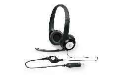 Logitech USB Headset H390 - Graphite 981-000485