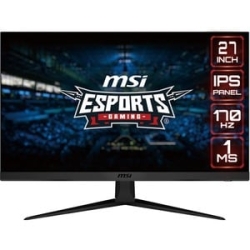 Msi Optix G2712 27" Class Full Hd Gaming LCD Monitor - 16:9 - 27" Viewable - In-plane Switching (Ips) Technology - 1920 X 1080 - 16.7 Million Colours - FreeSync Premium - 250 Cd/m² - 1 Ms - HDMI - DisplayPort G2712