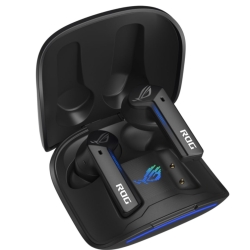 Asus Rog Cetra True Wireless SpeedNova Black, Dual-Mode, Bone-Conduction Ai Microphones, Up To 46-hour Battery Life, Hybrid Multipoint ROG Cetra TWS Speednova/blk