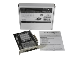 Startech Quad Port 10G Sfp+ Network Card - Intel XL710 Open Sfp+ Converged Adapter - Pcie PEX10GSFP4I