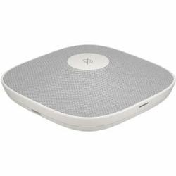 HP Poly Studio A2 White Table Microphone W/ Mounting Plate I/O Cables B22X4AA