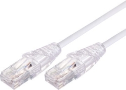 Comsol 3M 10GBE Ultra Thin Cat 6A Utp Snagless Patch Cable -White UTP-03-C6A-UT-WHT