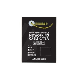 4C | CAT6A U/Utp 23AWGx4P, Pvc Jacket | Supplied On Plastic Reel | 305m Yellow SLD.C6AUUTP.YELLOW