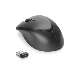 HP Premium Wireless Mouse 1600DPI High-Performance Hyper-Fast Scroll Soft-Touch Fits Left/Right Hand Fingerprint Resistant Recharge USB Cable 1JR31AA