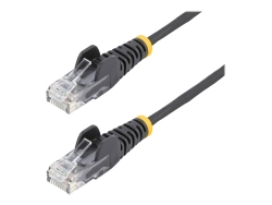 Startech 3M CAT6 Cable, RJ45 Patch Cord, Snagless, Slim, Lszh, Black, Ltw N6PAT300CMBKS