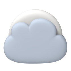 Kreafunk Kids Cloudy Lamp - Cloudy Blue KFKZH04