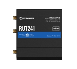 Teltonika RUT241 Industrial Cellular Router, Instant Lte Failover, Compact And Powerful Industrial 4G Lte Router/Firewall, Psu Included RUT241065000