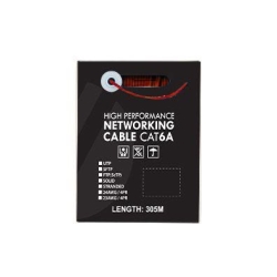 4C | CAT6A U/Utp 23AWGx4P, Pvc Jacket | Supplied On Plastic Reel | 305m Red SLD.C6AUUTP.RED