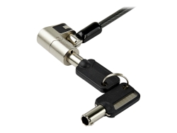 Startech.Com 2M 3-In-1 Unviversal Laptop Cable Lock, K-Slot/ Nano/ Wedge Slot, Keys, 2YR LTULOCKKEY