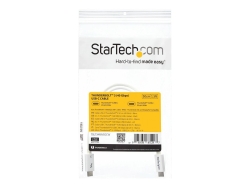 Startech 0.5M T/Bolt3 Cable, 40GBPS, 100W Pd, White, 2YR TBLT34MM50CW