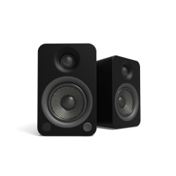 Kanto YU4 140W Powered Bookshelf Speakers With Bluetooth And Phono Preamp - Pair, Matte Black KO-YU4MB-I