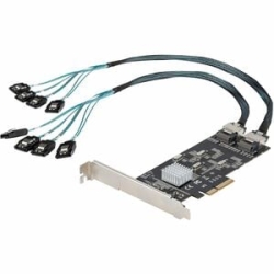 StarTech.com Sata Controller - Serial Ata/600 - PCI Express 2.0 X4 - Plug-in Card - 2 Sff-8087 (36 Pin, Internal Mini-SAS) - 8 Total Sata Port(s) - 8 Sata Port(s) Internal - Pc, Mac, Linux - Windows 7, Windows 8, Windows 8.1, Windows 10, Windows 11, Wind