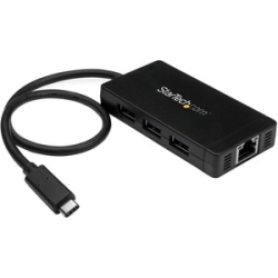 3 Port USB 3.0 Hub With USB-C And GbE HB30C3A1GE