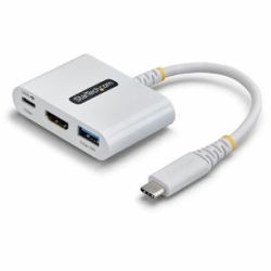 StarTech Usb-c To Hdmi Multiport Adapter With 140W Pd Charging, 4K 60Hz Hdmi, USB 5Gbps Hub, Mini Dock - Convert A Single Usb-c Port Into Hdmi, 140W Pd Pass-through, And Usb-a 5Gbps With One Compact Adapter; Uses The System's Native GPU To Deliver 4K 60H