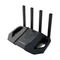 Asus Tuf BE3600 Dual Band WiFi 7 (802.11be) Extendable Gaming Router, Quad 2.5GbE Ports, 3-step Port Forwarding, Smart Home Master, AiMesh Supp 90IG0A90-MFAC00