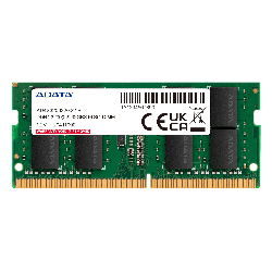 Adata 32GB DDR4 Notebook Memory, 3200MHz, Sodimm, Life Wty AD4S320032G22-SGN