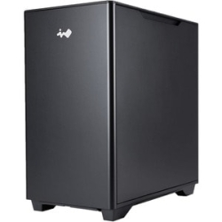 In Win Iw-Cs-A5Blk-1Am120S Computer Case - Micro Atx, Mini Itx, Eatx, Atx Motherboard Supported - Mid-tower - Tempered Glass, Aluminium, Acrylonitrile Butadiene Styrene (Abs), Secc, Polycarbonate - Black - 4 X Bay(s) - 0 - 5 X Fan(s) Supported - 2 X Inte