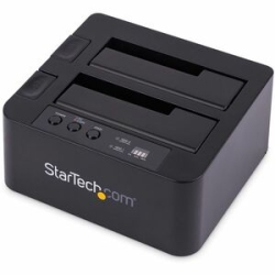 StarTech.com Standalone Hard Drive Duplicator Dock, External Dual Bay Hdd/SSD Cloner/Copier, USB 3.0 / Esata, Sata Disk Cloning / Recovery - Dual-Bay Hard Drive Duplicator Docking Station; External Backup / Recovery / Cloning Tool For 2,5 / 3,5in Sata SS