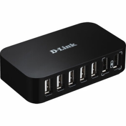 D-Link Dub-H7 USB Hub - USB - External - 7 Total USB Port(s) - 7 USB 2.0 Port(s) - Mac DUB-H7