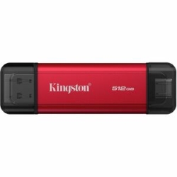Kingston 512 Gb Portable Solid State Drive - External - Notebook, Desktop Pc, Smartphone Device Supported - USB 3.2 (Gen 2) Type A, USB 3.2 (Gen 2) Type C - 1050 MB/s Maximum Read Transfer Rate - 5 Year Warranty SPSD/512GB