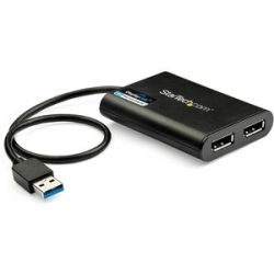 Adapter USB To Dual DisplayPort 4K 60Hz USB32DP24K60