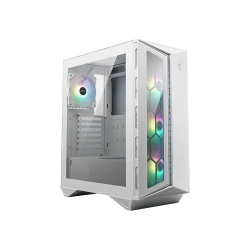 Msi Mpg Gungnir 110R White Mid-Tower Case, Supports Atx / M-Atx / Mini Itx, 2x USB 3.2, 1x Usb-c, 1x Hd Audio, 1x Mic, Atx Power Supply MPG Gungnir 110R WH