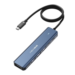 Acasis DS9901 6-in-1 Usb-c Hub: 4K Hdmi, 3x Usb-a 3.0, Usb-c X 1 100W Pd X 1 ELEACADS9901