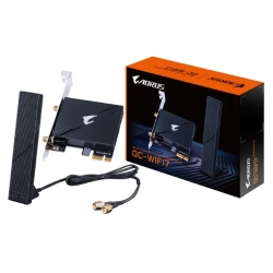Gigabyte Gc-WIFI7 Motherboard, Wi-Fi 7, Up To 5800Mbps, Up To 320MHz Bandwidth Support Across The 2.4GHz, 5GHz, And 6GHz Bands, 2Tx2R Antenna, PCIe X1 GC-WIFI7