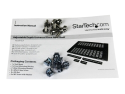 Startech.Com Adjustable Mount Depth Rack Mount Shelf ADJSHELF