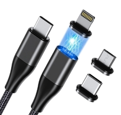 Choetech Xcc-1034 60W C To C 1M Cable With 3 Replaceable Connecter ELECHOXCC1034