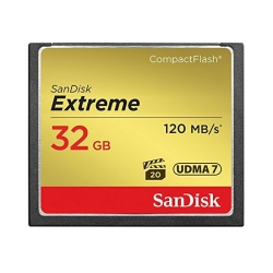 SanDisk 32GB Extreme CompactFlash Card With (write) 85MB/s And (Read)120MB/s - Sdcfxsb-032G FFCSAN32GCFEB120