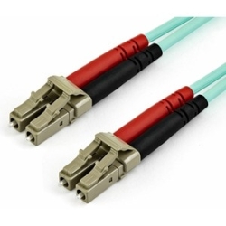 StarTech.com 15m (50ft) Lc/Upc To Lc/Upc OM4 Multimode Fiber Optic Cable, 50/125µm, 100G, Low Insertion Loss, Lszh Fiber Jumper Cord - 15m (49ft) OM4 Multimode Lc/Lc-Upc Fiber Cable; 1/10/40/100 Gbps Full Duplex; 50/125µm Core W/ Aramid Sheath; Bandwid