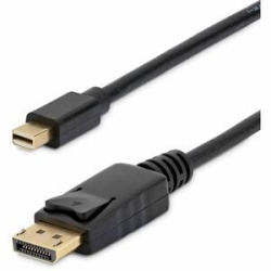 StarTech.com 6ft Mini DisplayPort To DisplayPort 1.2 Cable, 4K X 2K MDP To DisplayPort Adapter Cable, Mini DP To DP Cable For Monitor - 6ft Mini-DP To DisplayPort V1.2 Cable; 4Kx2K(3840x2400 60Hz)/21.6 Gbps Bandwidth/HBR2/8Ch Audio/MST - Durable Pvc Stra