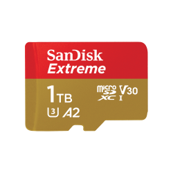SanDisk 1TB Extreme MicroSDXC Uhs-I Card Sdsqxav-1T00-Gn6Mn FFCSAN1TTFSQXAV190