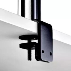 Awm-Ff-B F-clamp Desk Fixing - Two Piece Design - Handles Thick Desks - Black Awm-ff-b