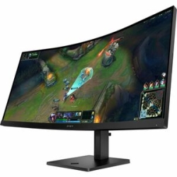 Omen 34c G2 34" Class Uw-Qhd Curved Screen Gaming LCD Monitor - 21:9 - Black - 34" Viewable - Vertical Alignment (VA) - 3440 X 1440 - 16.7 Million Colours - FreeSync Premium - 400 Cd/m² - 1 Ms - 180 Hz Refresh Rate - Speakers - Vesa Mount Compatible AV4