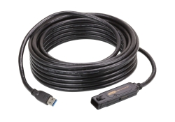 Aten | UE3310 | USB 3.1 Gen 1 10m Extender Cable With Ac Adapter, Support 5Gbps Data-rate, Daisy-chain Up To 50m, Unique Locker Head Design 006.108.1331