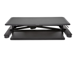 Kensington Height Adjustable Sit Stand Workstation, For Up To 13.6KG - Black 52804