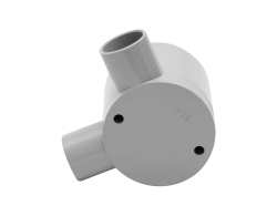 4C | Deep Junction Box 20mm 2 Way Right Angle - 10 Pack 040.040.0392