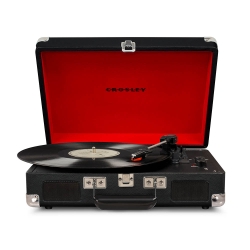 Crosley Cruiser Bluetooth Portable Turntable - Black CRIW8005F-BK4