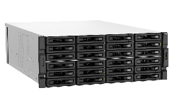 Qnap 30-Bay Nas 3.5"(0/24) 2.5"(0/6), Xeon-E 8C-2.6GHz, 64GB, 10GbE, 2.5GbE, Rps, 4U, 5YR TS-H3087XU-RP-E2378-64G