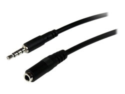 Startech.Com 2M 3.5MM Audio Extension Cable - 4 Position Trrs - M/F, Ltw MUHSMF2M