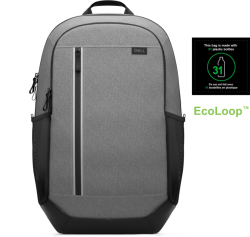 Dell Pro Plus Ecoloop Urban Backpack (CP5625G), Fits Up To 16", (Grey) 1YR 460-BFDG