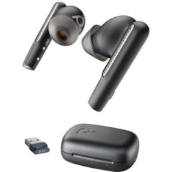 Poly Voyager Free 60 Uc True Wireless Earbud Stereo Earset - Carbon Black - Binaural - In-ear - 3000 Cm - Bluetooth - 20 Hz To 20 KHz - Noise Canceling 220757-01